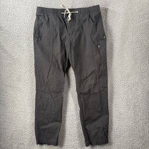 Vuori Pants Mens Extra Large XL Ripstop V412 Elastic Drawstring Pockets Gray